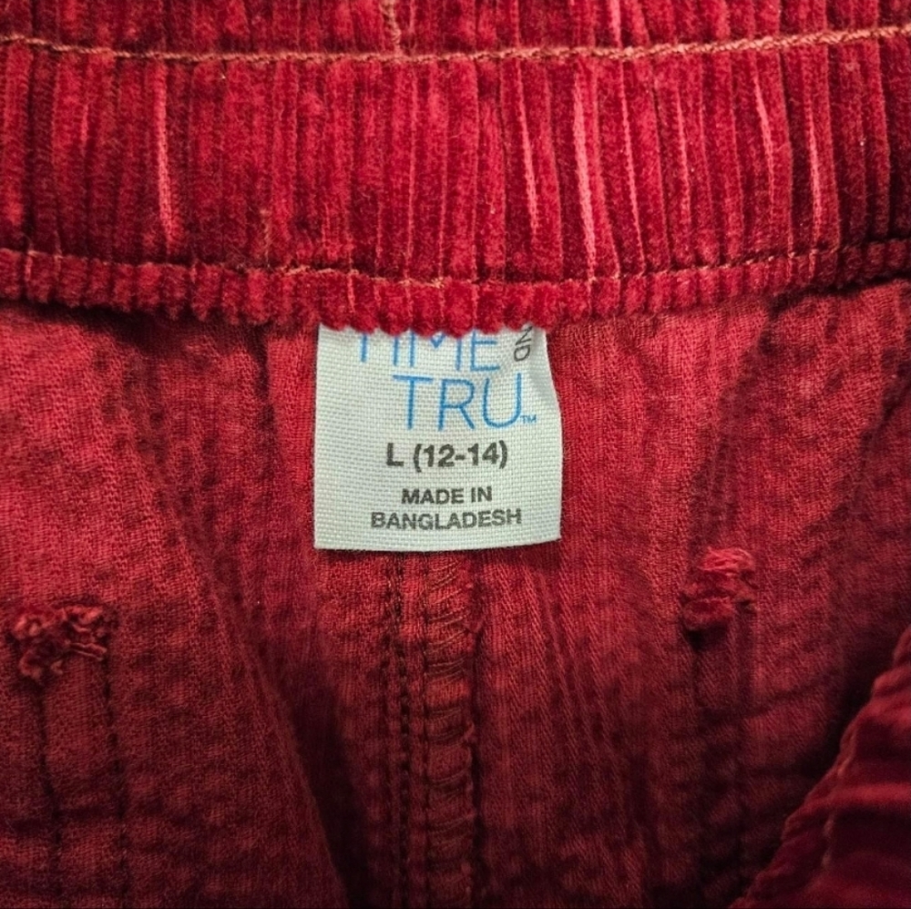 Time and Tru Burgundy Ankle Pants - Picture 6 of 8